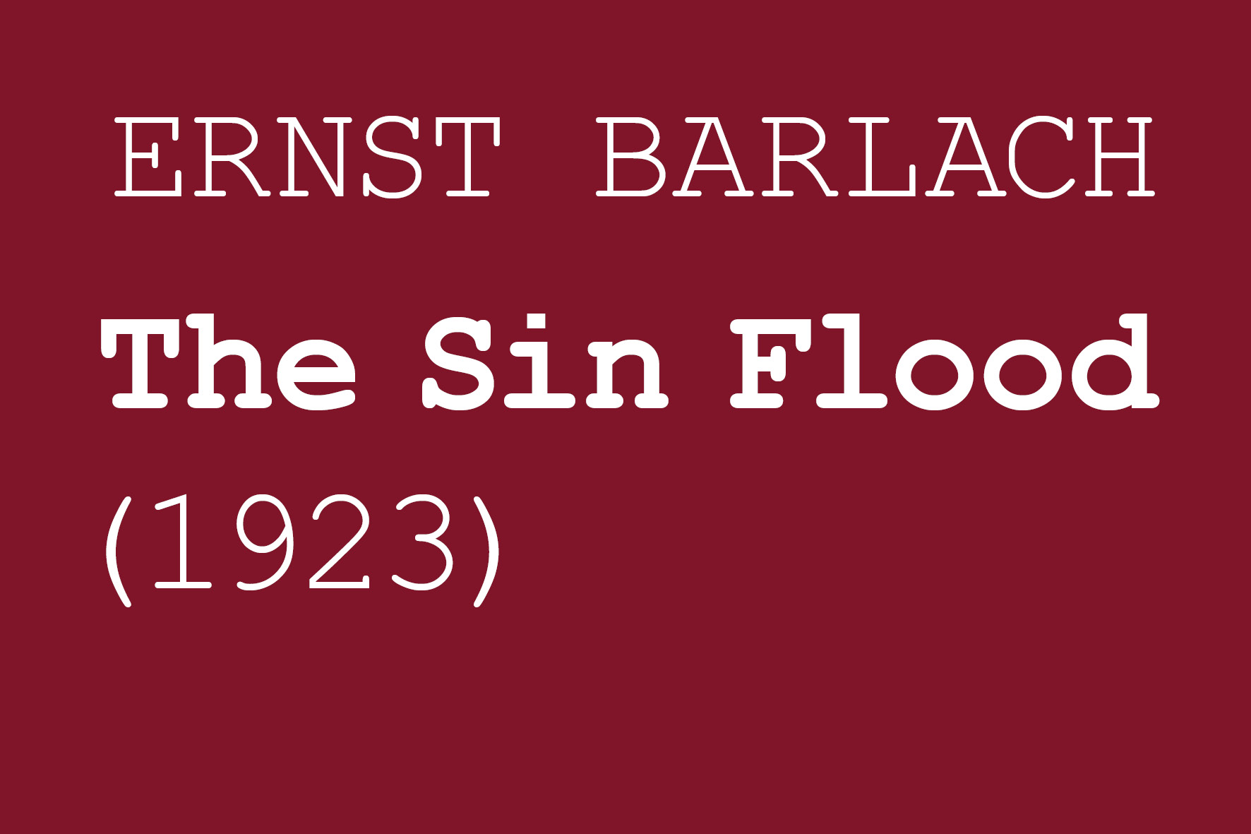 Barlach_Sinflood
