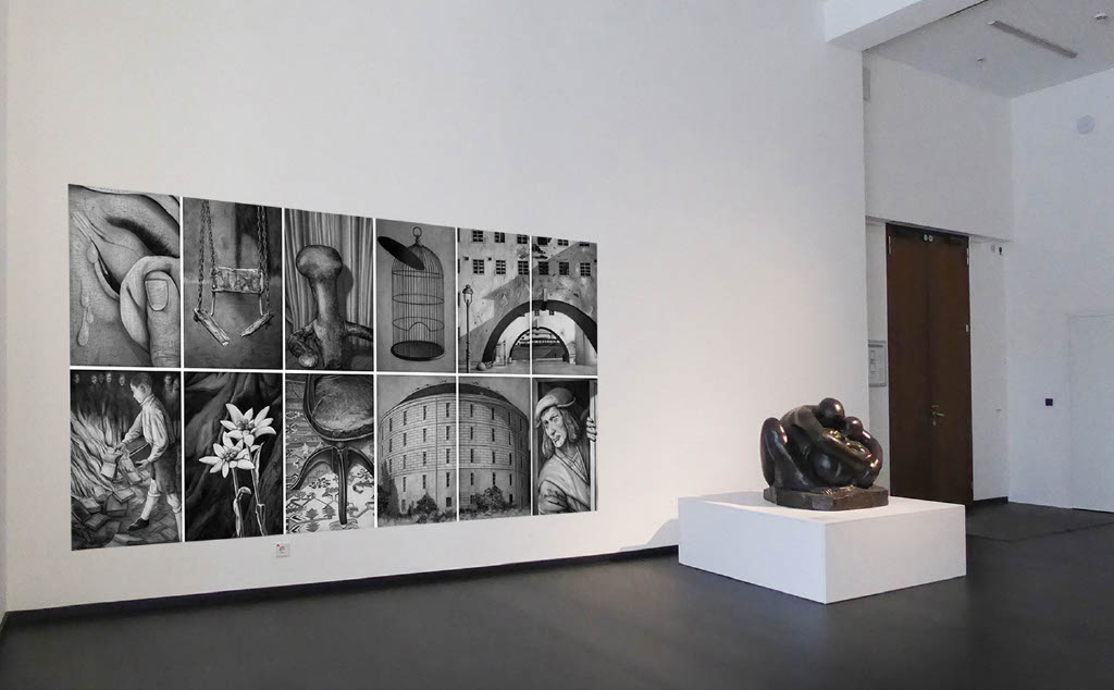 Ausstellungsvisualisierung Rainer Wölzl