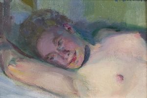 Ida Gerhardi, Mädchenakt, um 1903, Privatbesitz